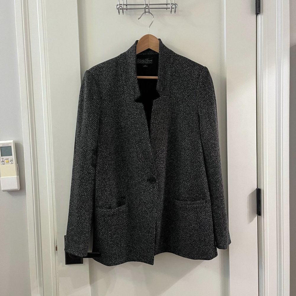 Black & White Speckled Blazer - Lucky Brand